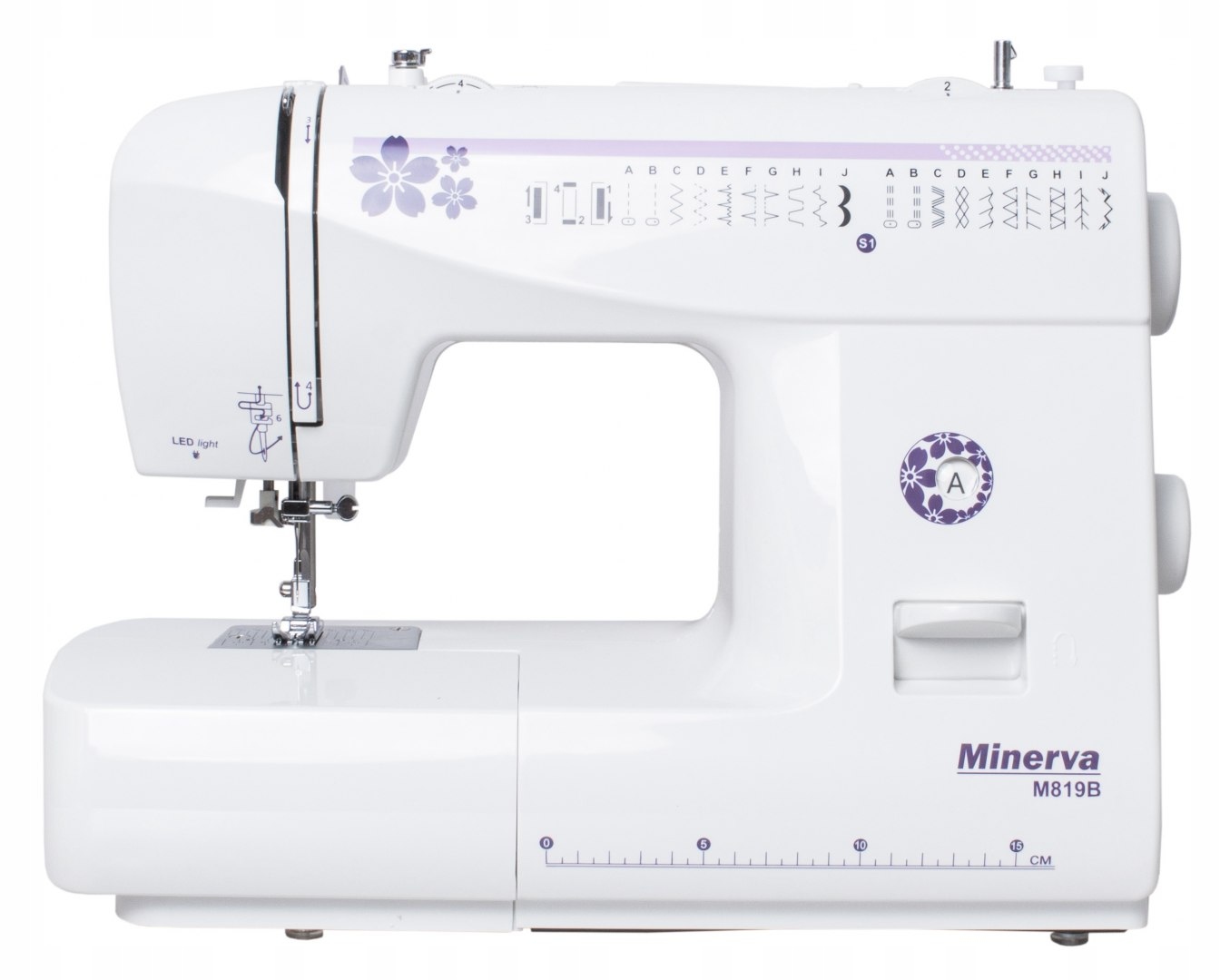 Maszyna do szycia Minerva M819B 70W 850 obr/min 19 Ściegów Szycie wstecz