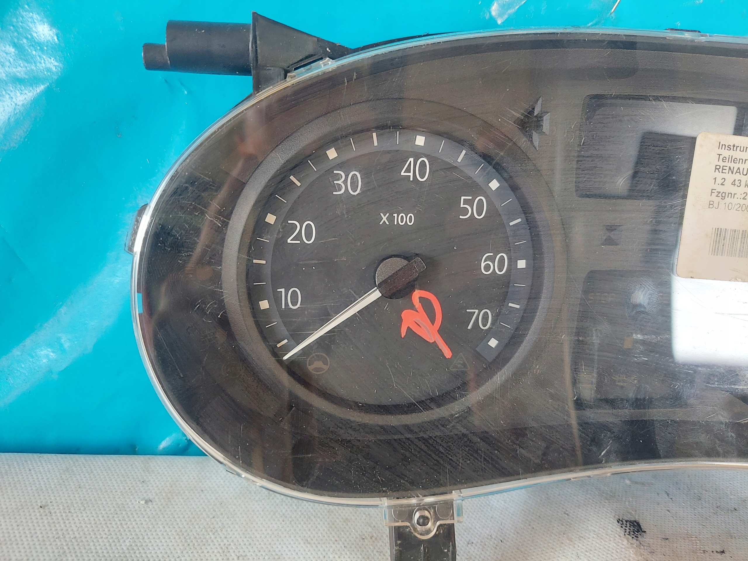 dials clock CLIO II 1.2 B P82002276525A