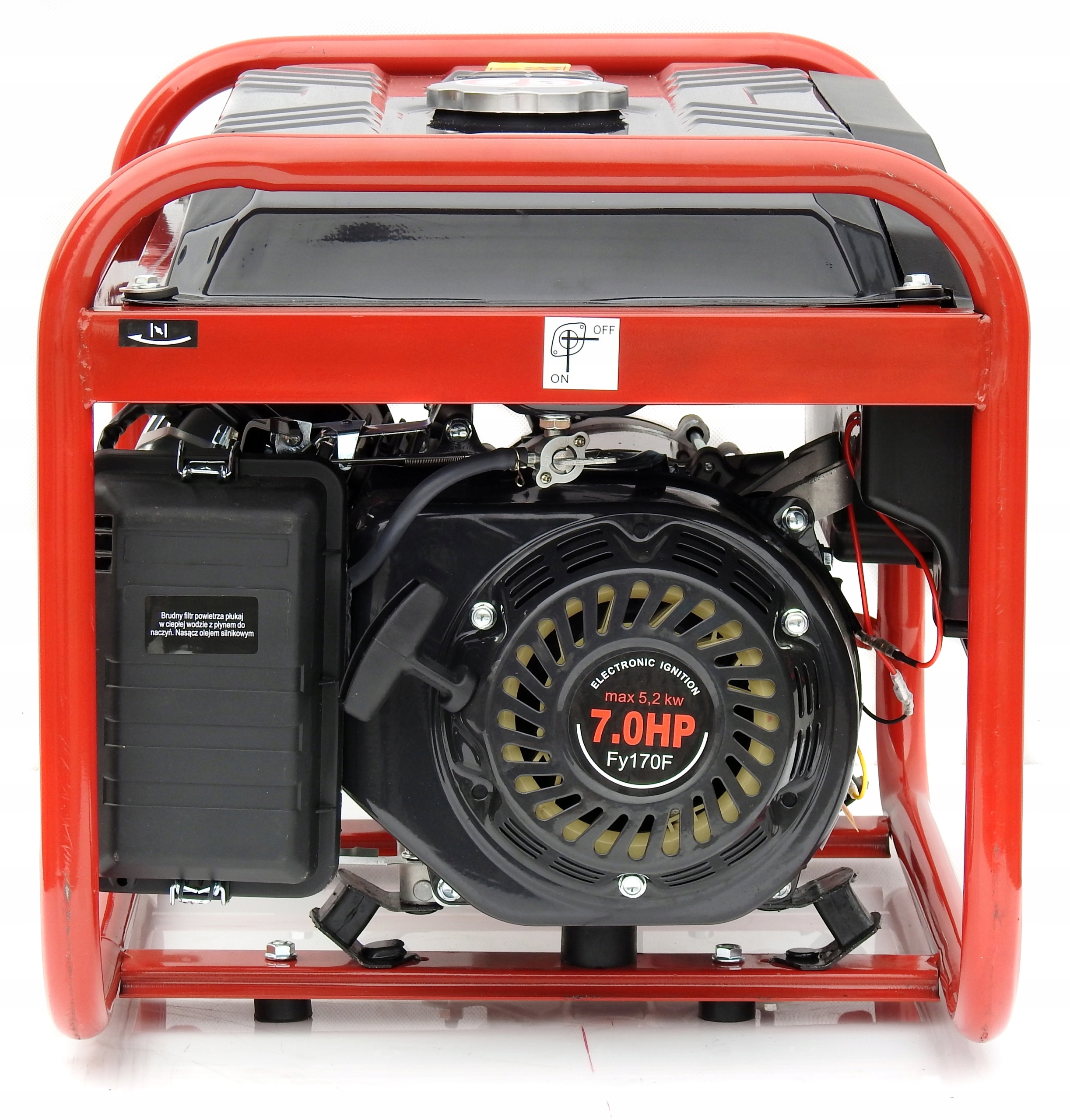 PROFESJONALNY AGREGAT PRĄDOTWÓRCZY 5,2kW generator AVR+ MIEDŹ STOJAN KowaL2 Silnik 4-suwowy