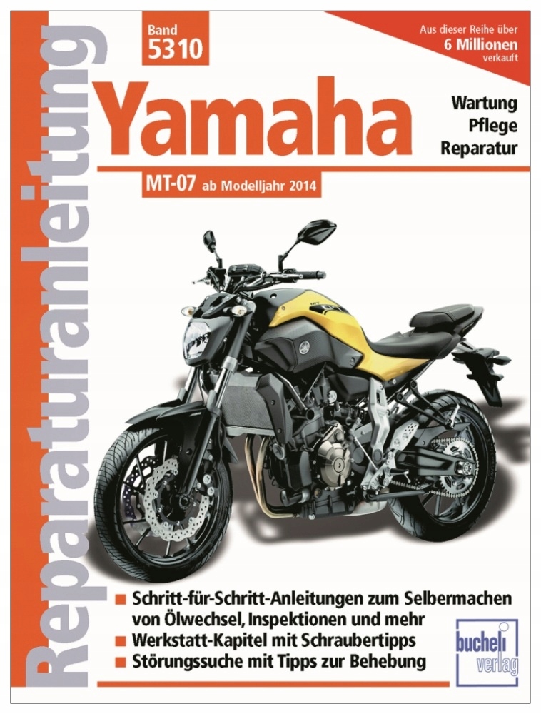 Yamaha MT-07 (2014-2016) посібник з ремонту MT07