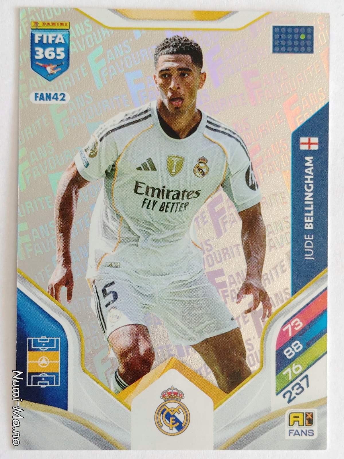 Fifa 365 Adrenalyn FAN42 Bellingham Silver 4497