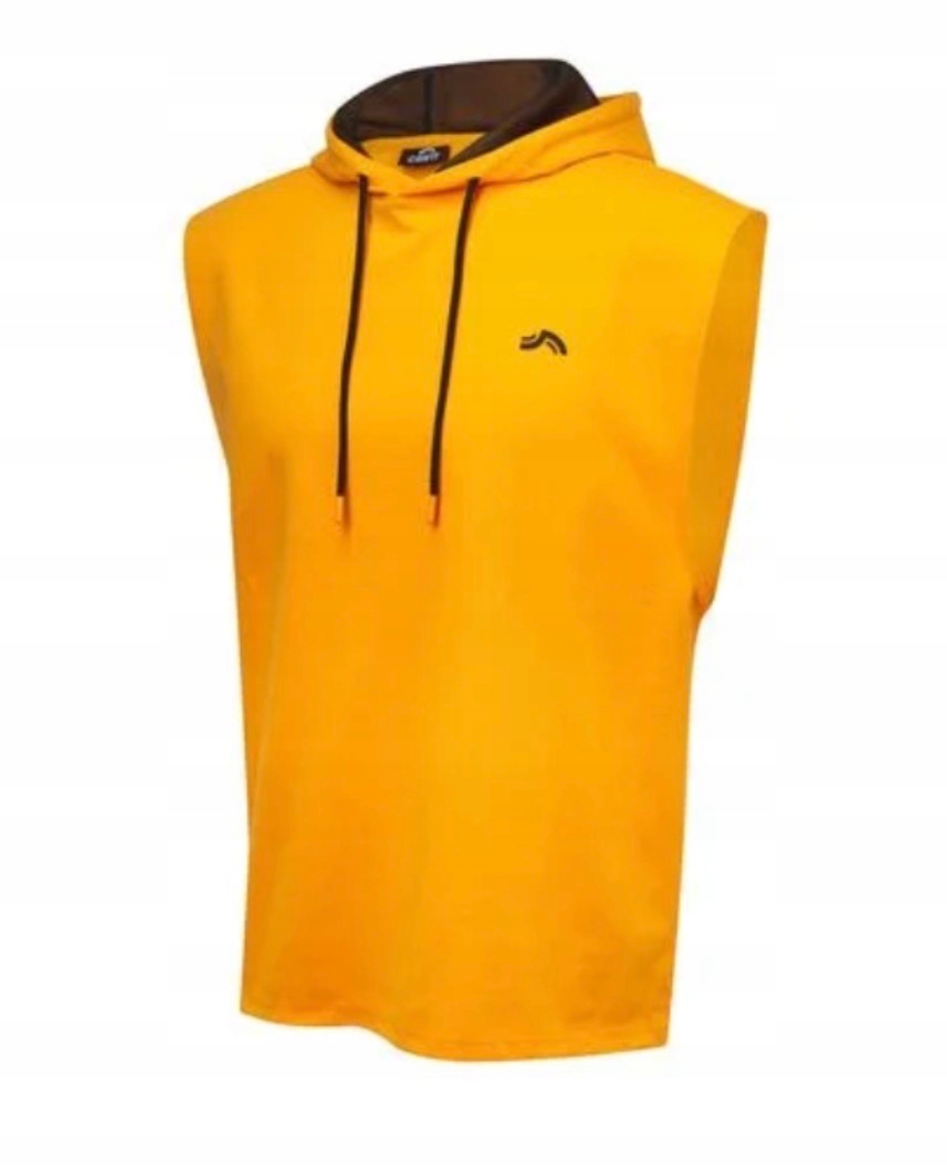 Męska bluza funkcyjna z kapturem, bez rękawów, sportowa Crivit! L!