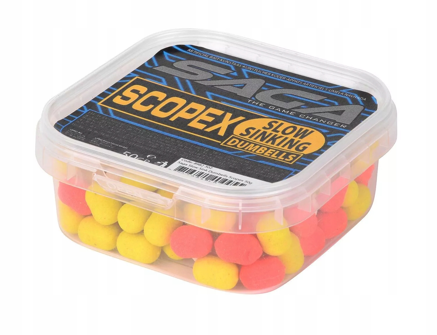 Dumbells Saga Slow Sinking 50g 10mm Scopex