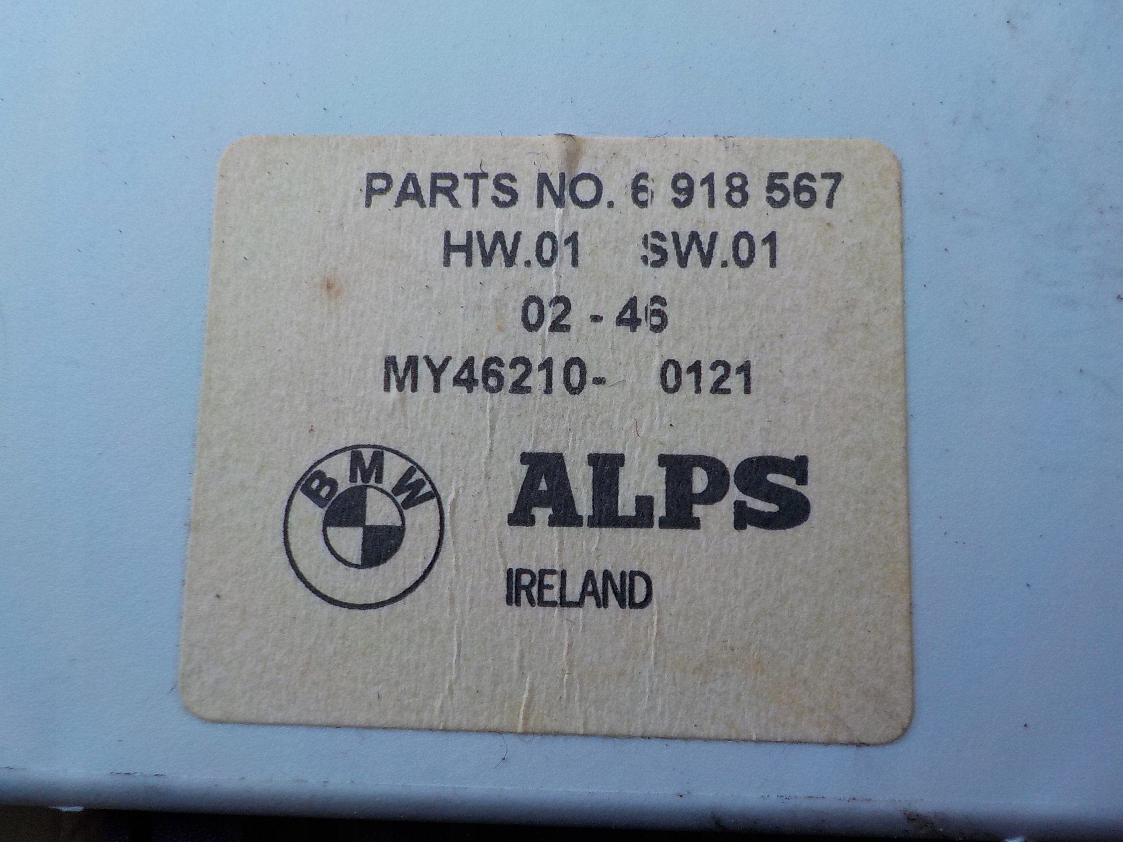 Module de chauffage bmw e65 6918567