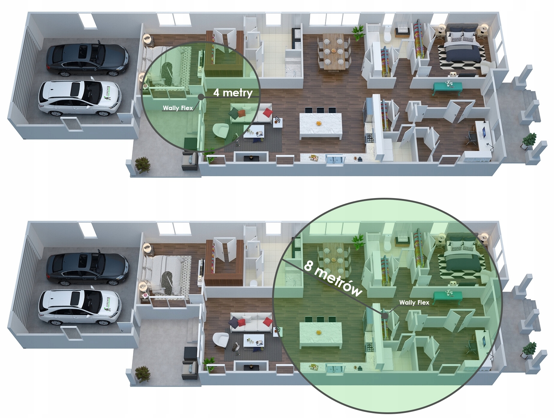 ODKURZACZ WĄŻ WALLY FLEX ROZCIĄGANY BIAŁY Marka Wallyflex