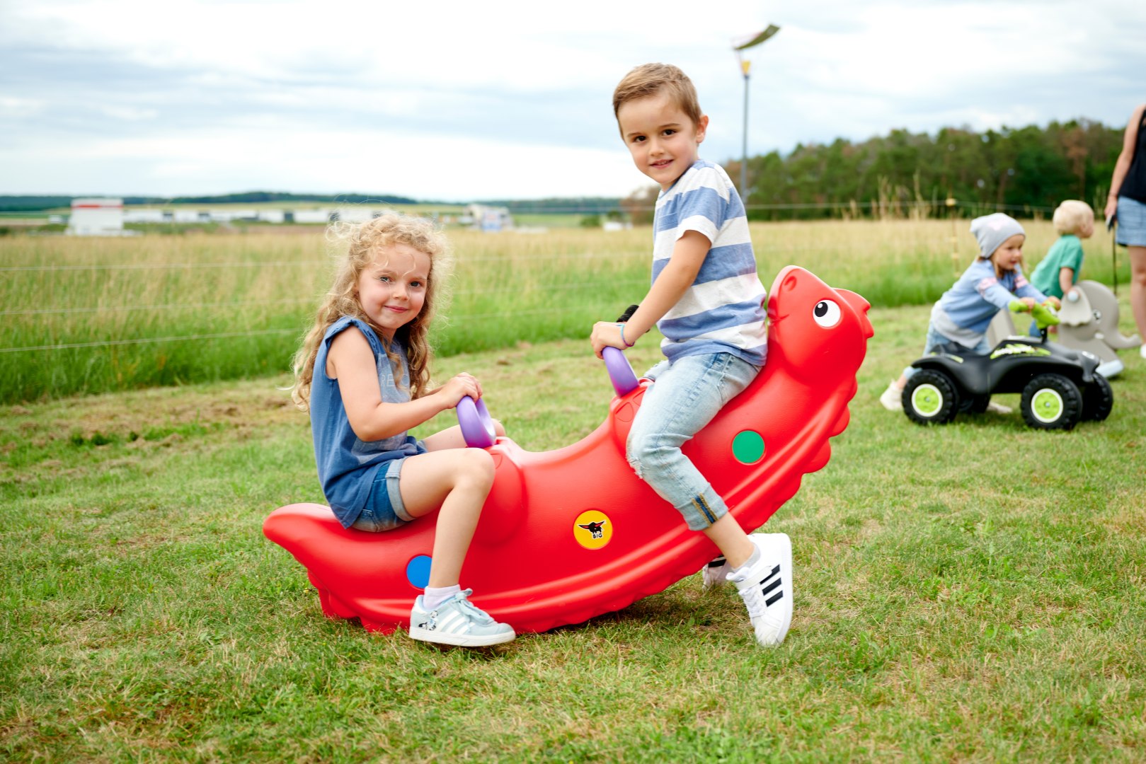 BIG Bujak na Biegunach Dinozaur Wieloosobowy Marka BIG