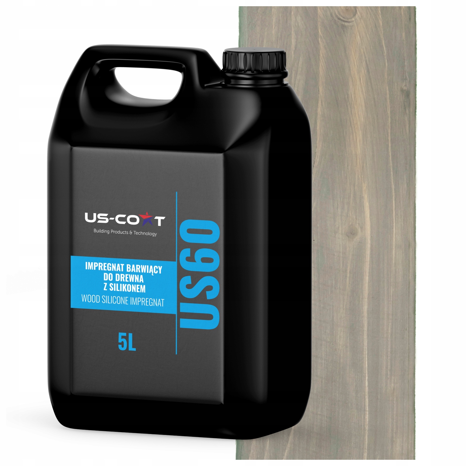 Barvící Impregnat Na Dřevo Se Silikonem 2v1 Altán Barva Světlá Šedá 5L