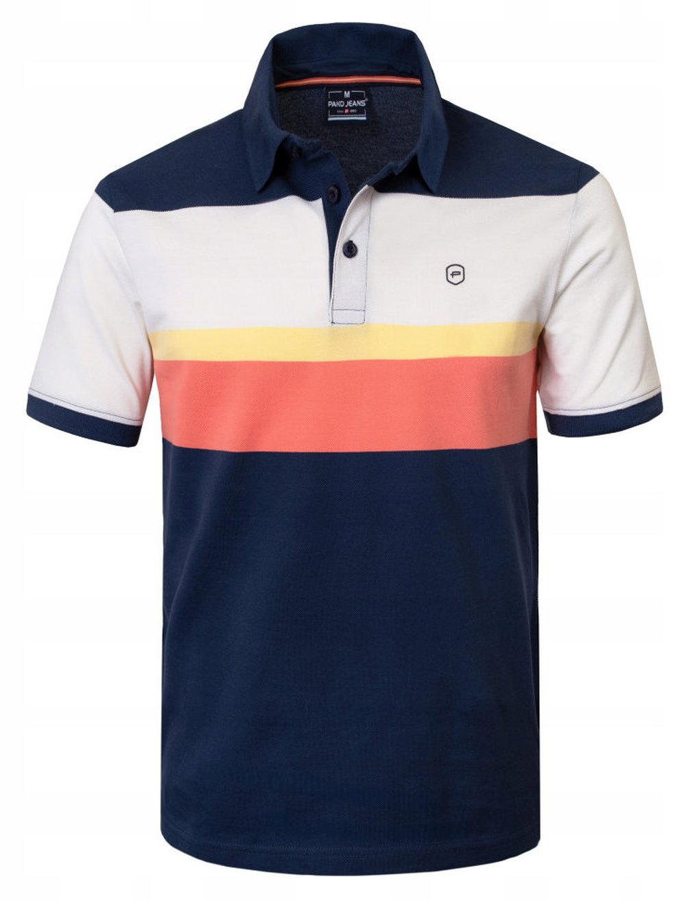 Pánské Polokošile Pako Jeans Barevné s pruhy L