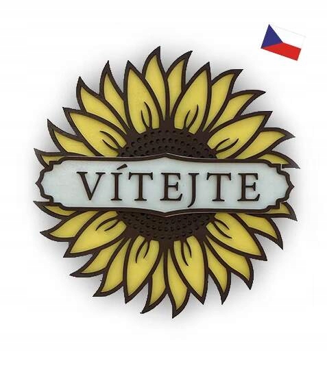 Jh WoodArt dřevěná cedule Z Vítejte 38 cm