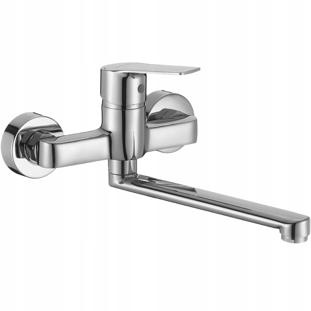 Borgo Stěnová baterie pro dřez, chrom, páková,