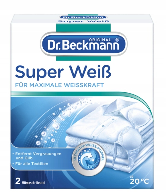 

Dr. Beckmann Weiss Saszetki Wybielające 2szt