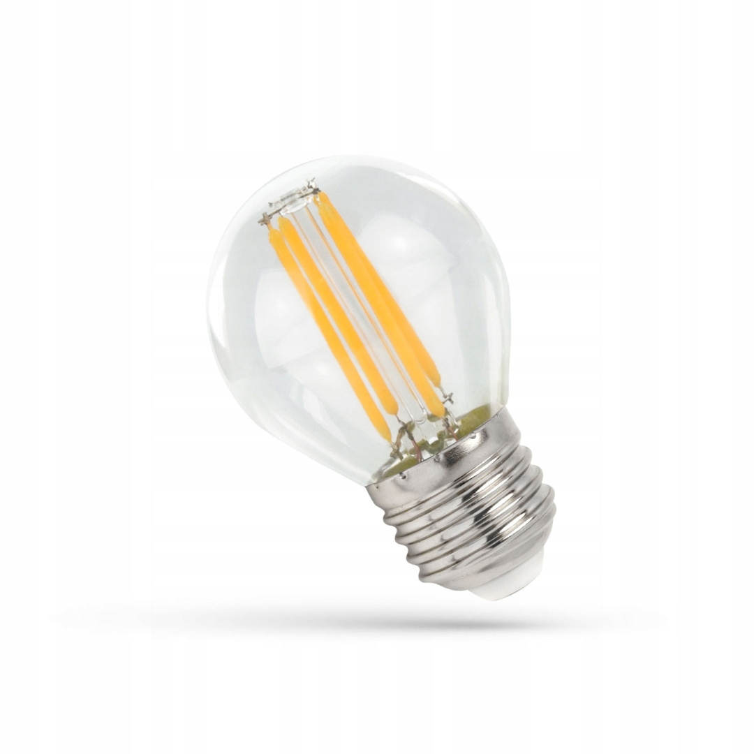 

Żarówka led filament E27 Kulka 4W 230V ciepła