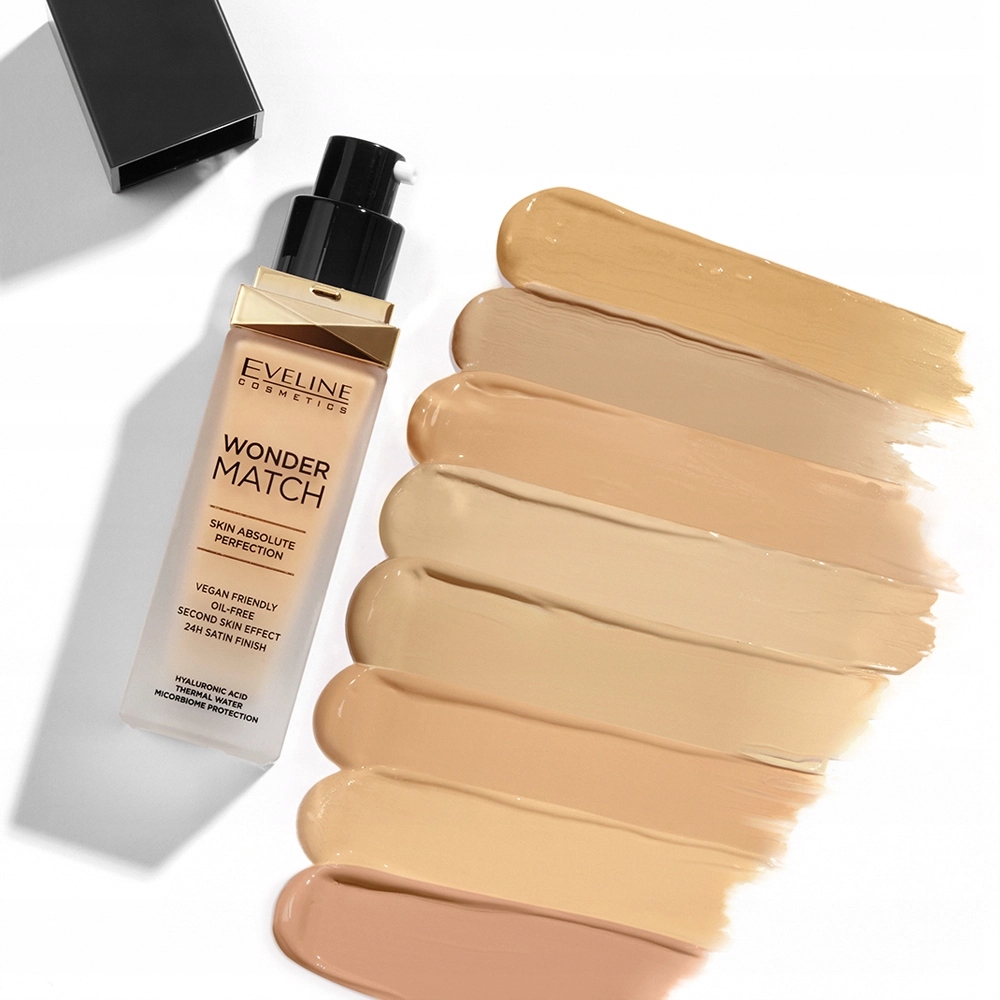 Eveline Cosmetics Wonder Match podkład do twarzy No 30 - Cool Beige Poziom krycia brak informacji