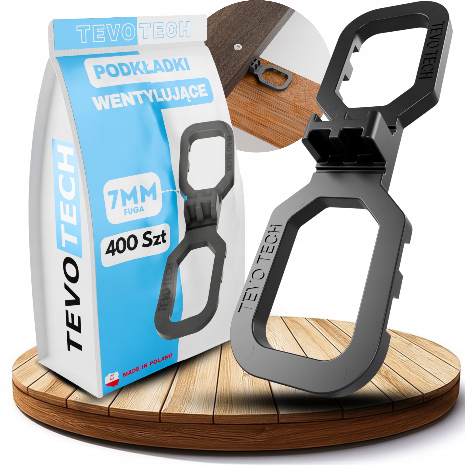 Ventilačné Podložky Pod Terasové Dosky Dilatačné Podložky X400 7,0 MM