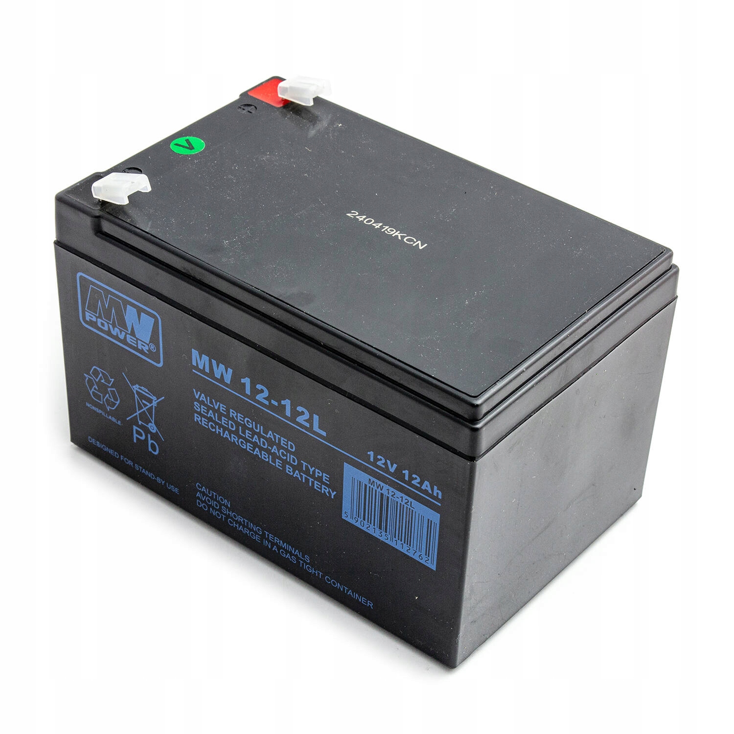 Akumulator Mw Power Mw 12-12L 12V 12Ah do Apc Ups Roweru Kosiarki Hulajnogi