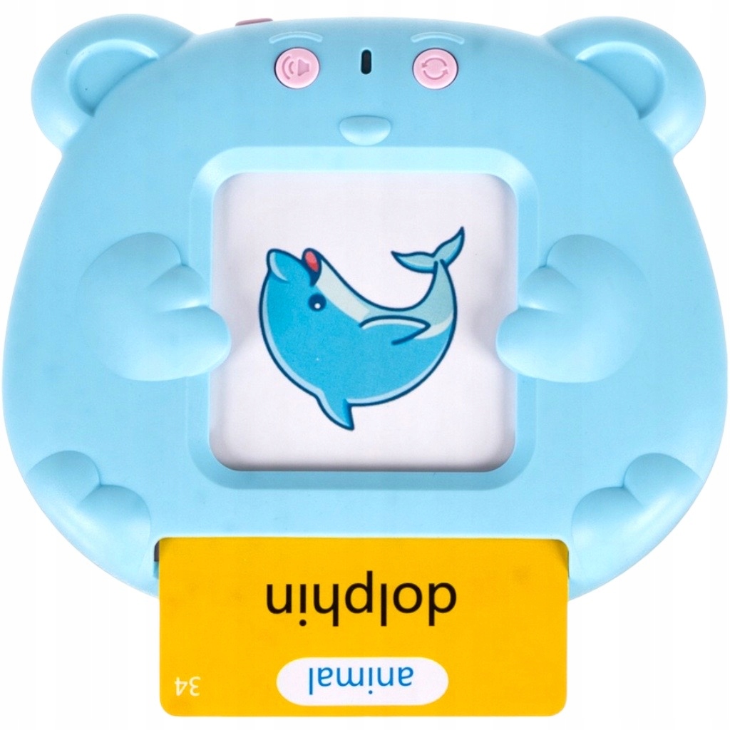 ZABAWKA DO NAUKI ANGIELSKIEGO CZYTNIK KART SŁÓWKA OBRAZKI 224 KARTY Płeć chłopcy dziewczynki