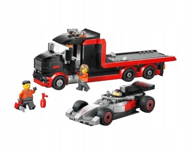 Lego(r) City 60493 Nákladní Automobil F1 S Vozem Audi F1
