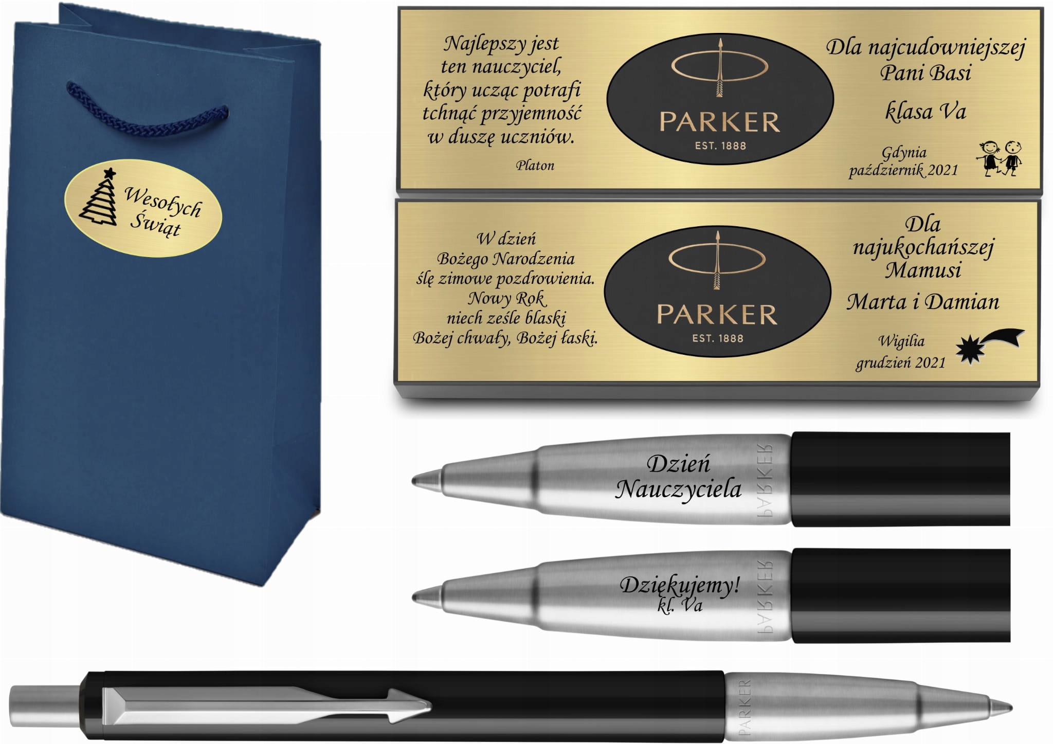 

Parker Długopis Vector Czarny Grawer Tabliczka
