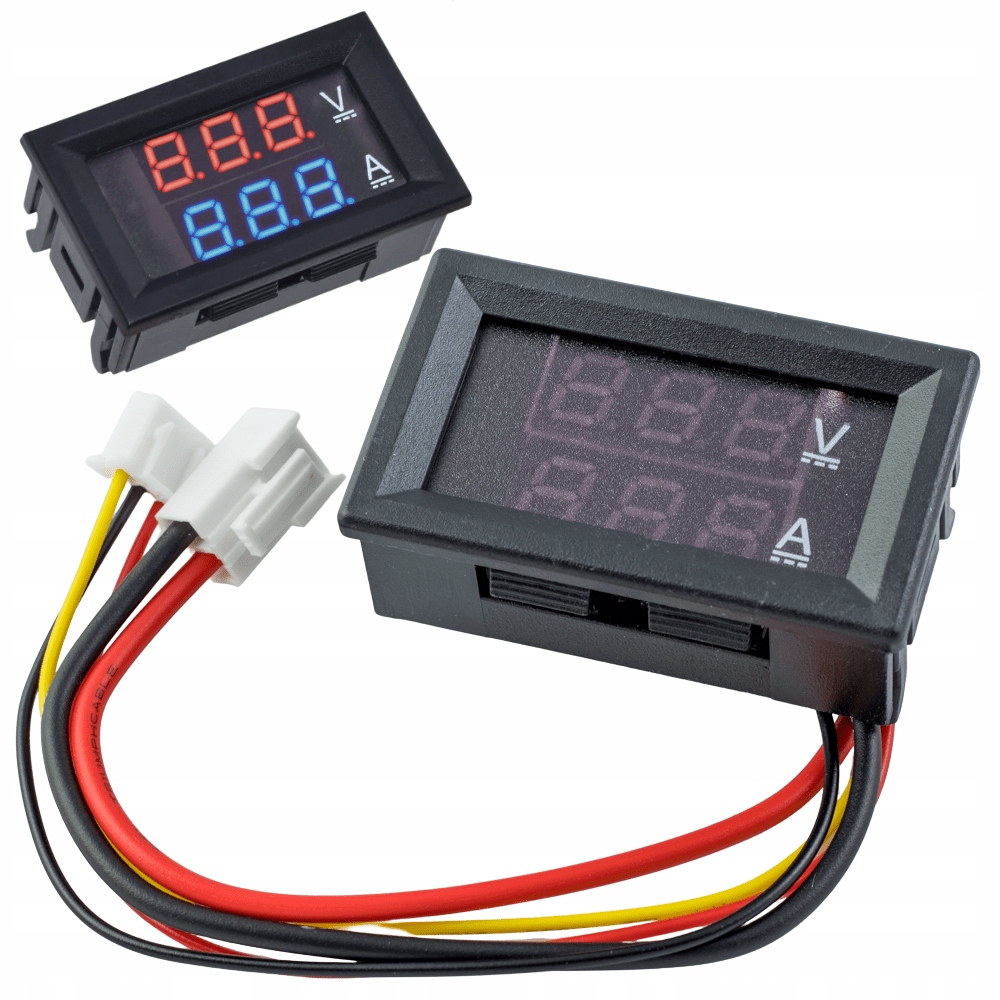 Woltomierz Amperomierz moduł panelowy 100V 10A miernik prądu napięcia LED
