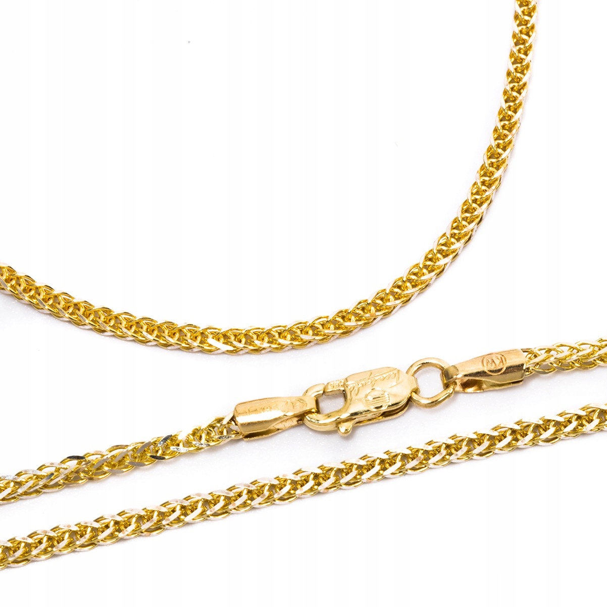 Zlatý řetízek 585 liščí ocas 50 cm