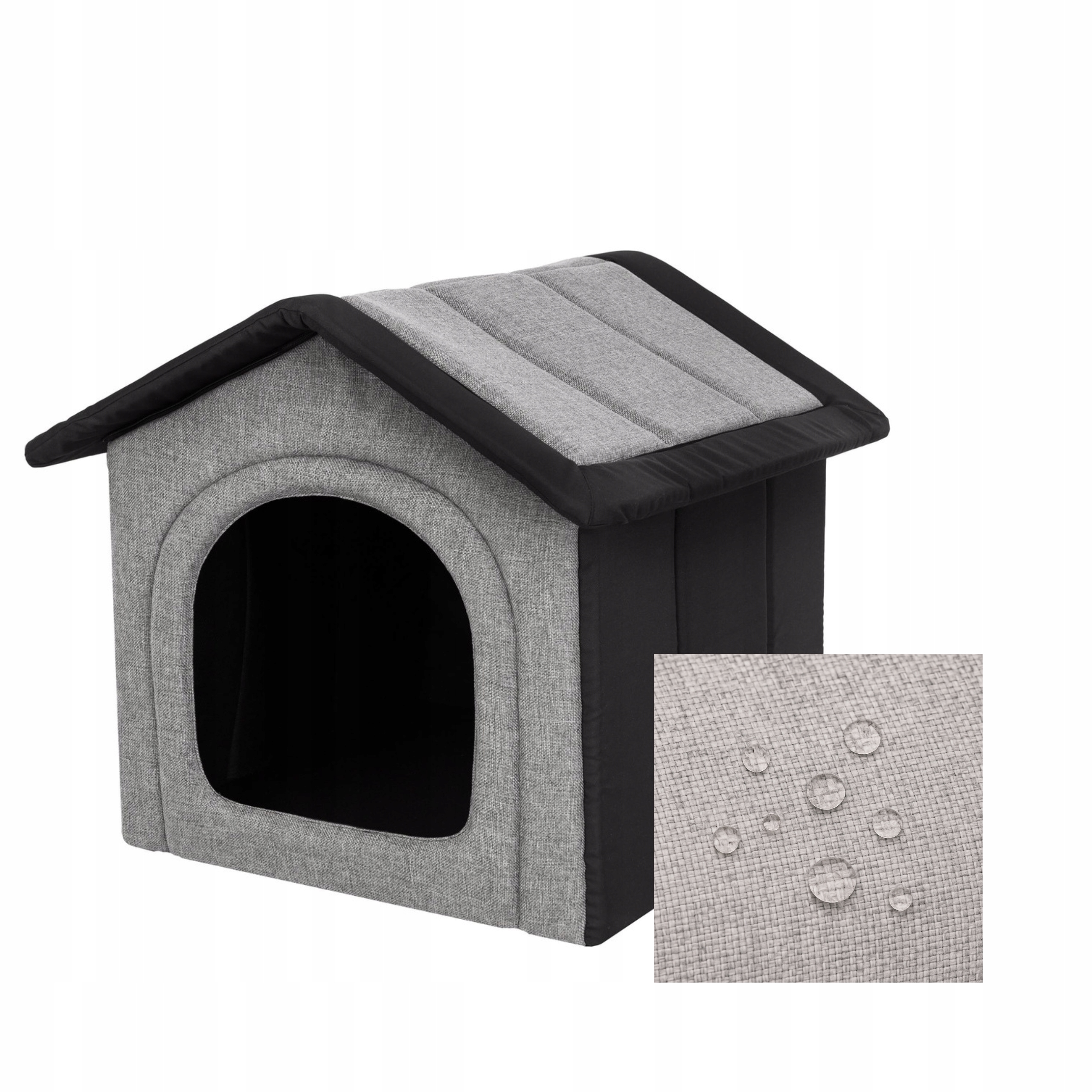 Domeček pro psa z látky – praktická bouda pelíšek – R3 – 52 x 46 cm