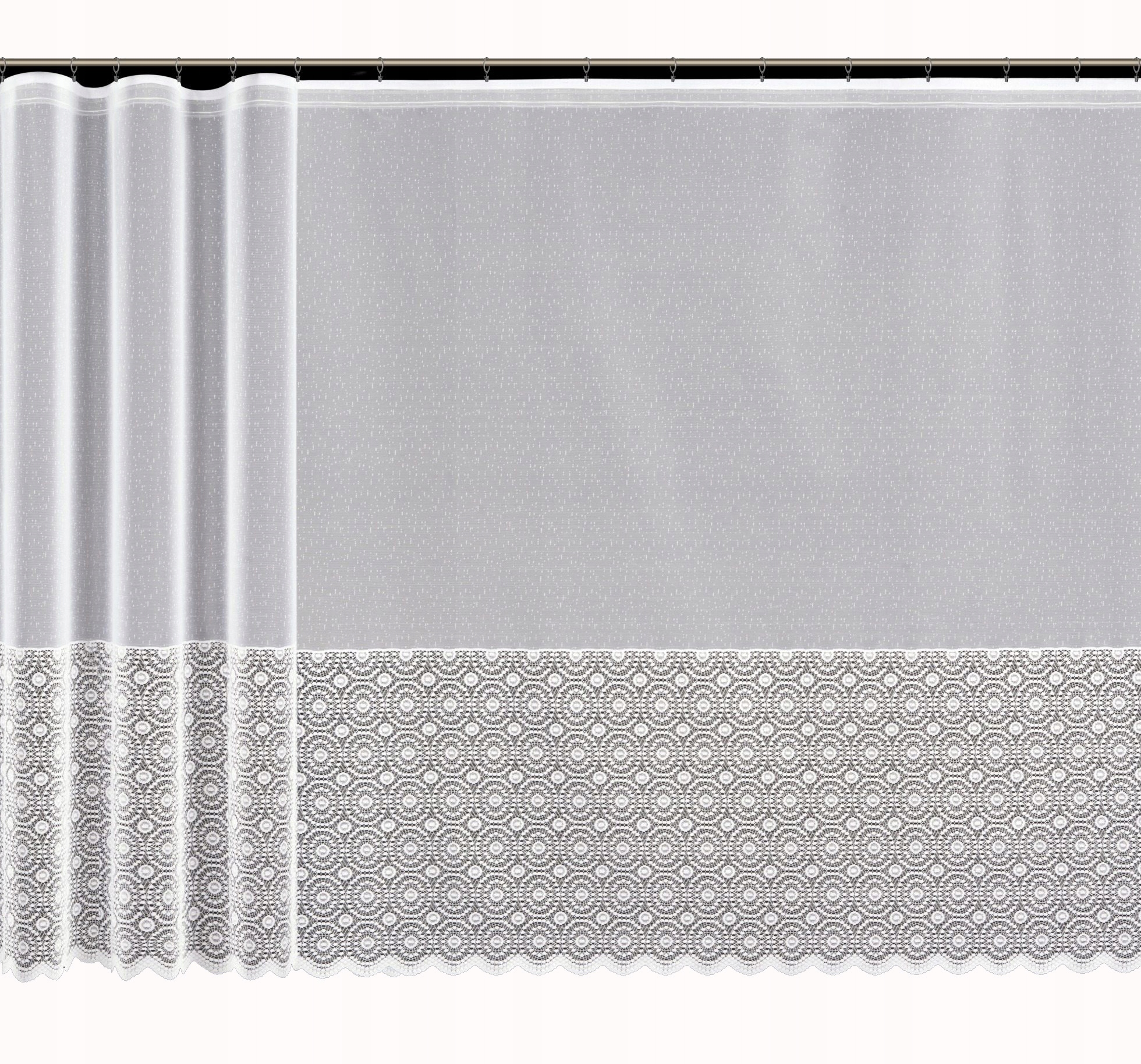 Mg Záclona 4442 Bílá 440x250 s páskou, kvalita K