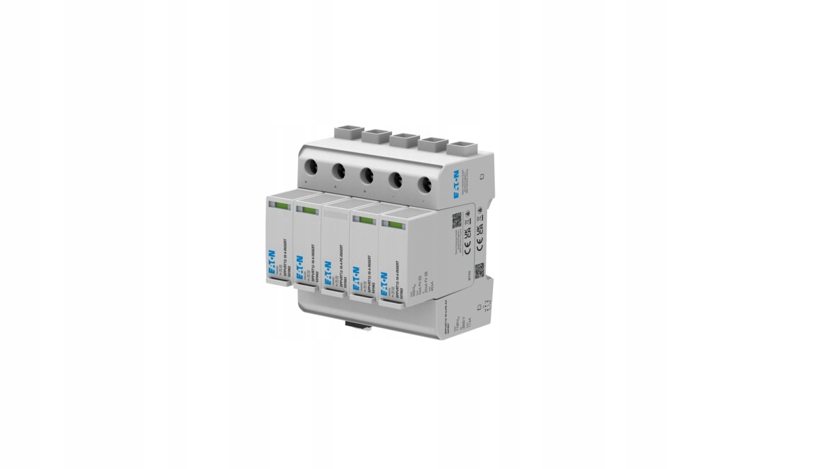 Ogranicznik przepięć do fotowoltaiki Typ 1+2 1100VDC SPPVRT12-10-4+PE+AX