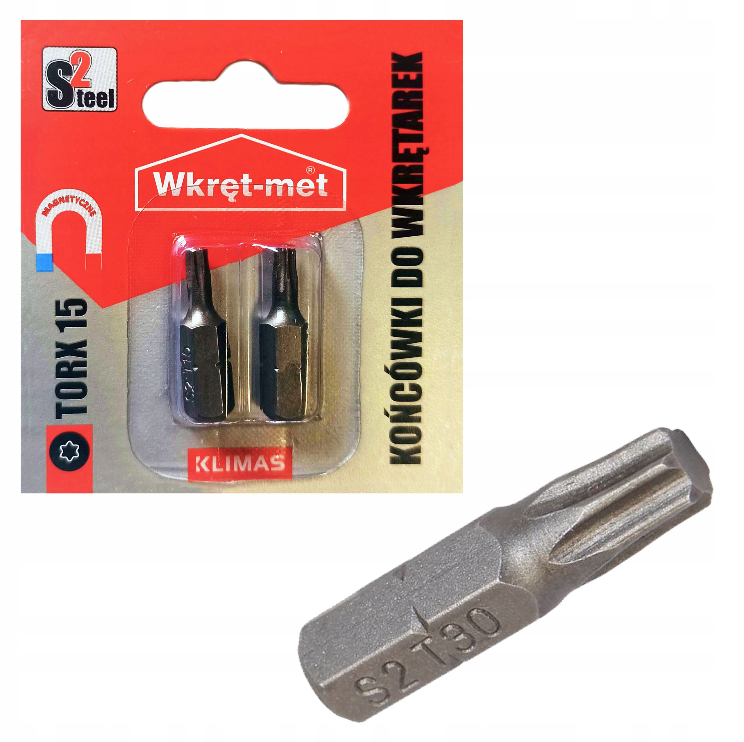 

Końcówki do wkrętarek bity bit Torx Tx 15 2 szt.
