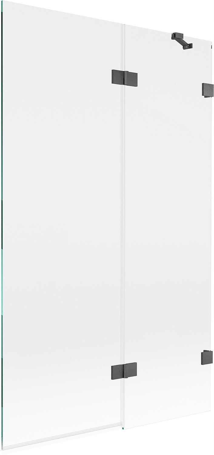 Mexen Lunar vanová zástěna 2-křídlová pravá 110 x 150 cm, transparentní, ka