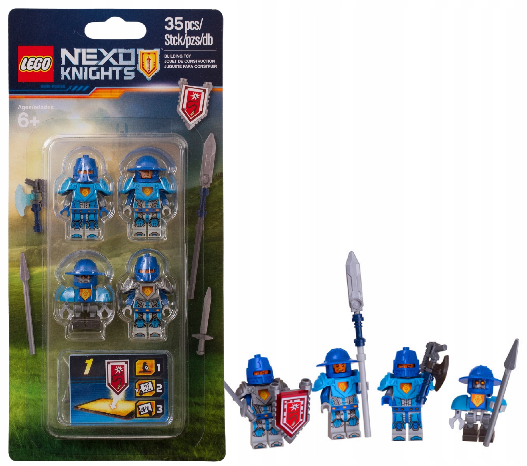 Lego Nexo Knights 853515 Nexo Power Zestaw minifigurek do budowania armii