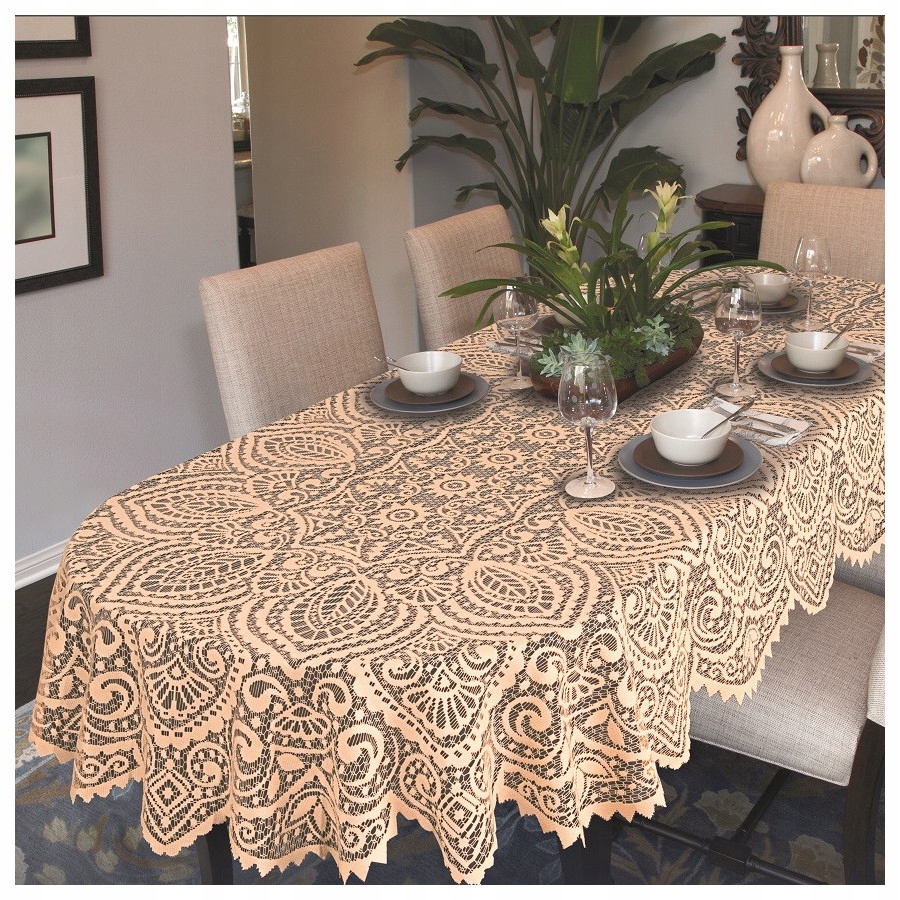 Скатерть Jacquard Tablecloth белая