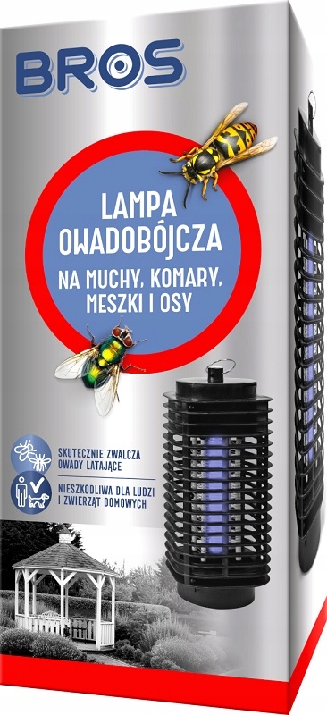 

Bros Lampa Owadobójcza Na Komary Muchy Ćmy Owady