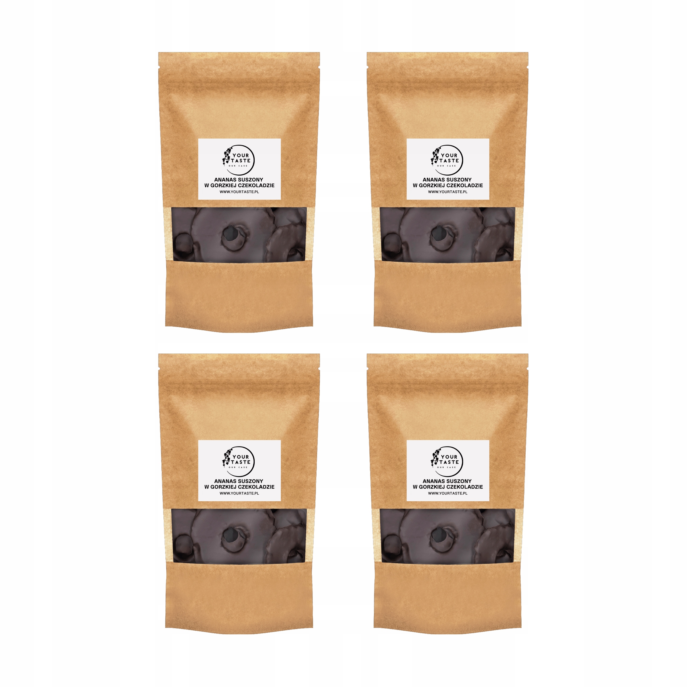 Levně Your Taste Ananas sušený v hořké čokoládě 1 kg