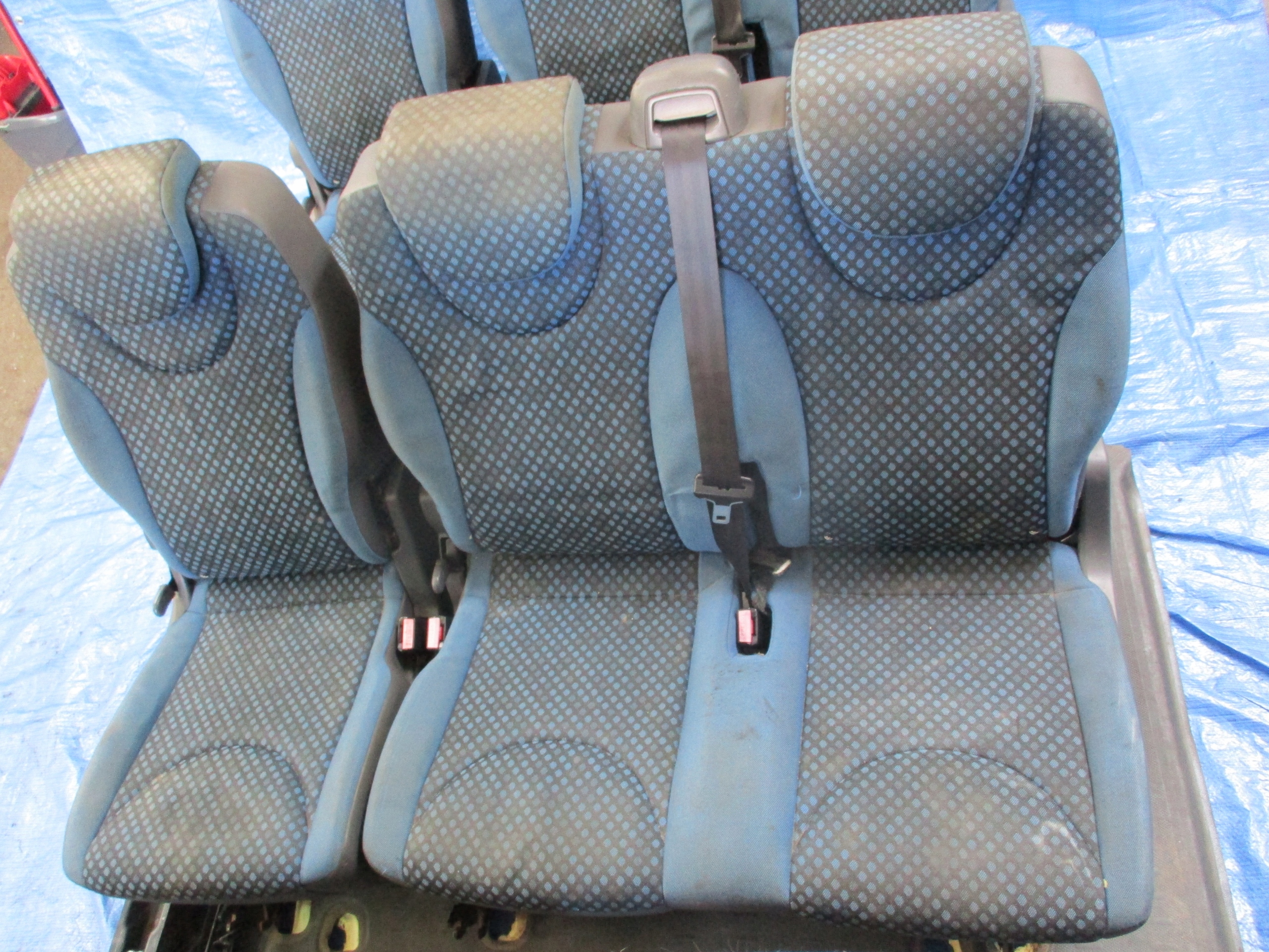 FOTELE KANAPA FIAT SCUDO EXPERT JUMPY 2 LUB 3 RZĄD