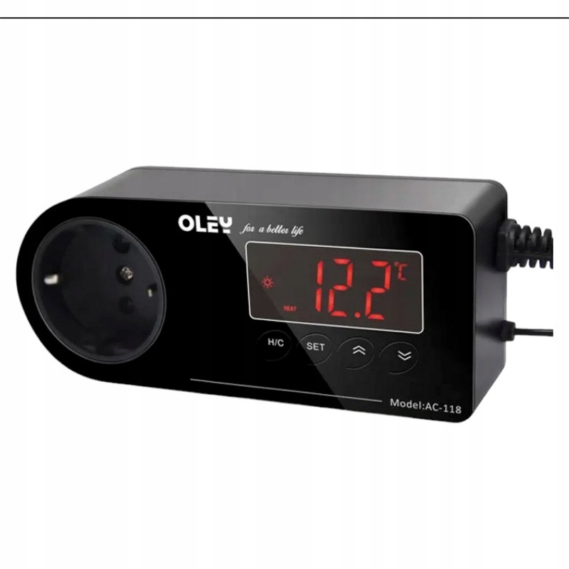 Levně Elektronický Termostat Ringder AC-118 LCD Tichý, Přesný, Univerzální