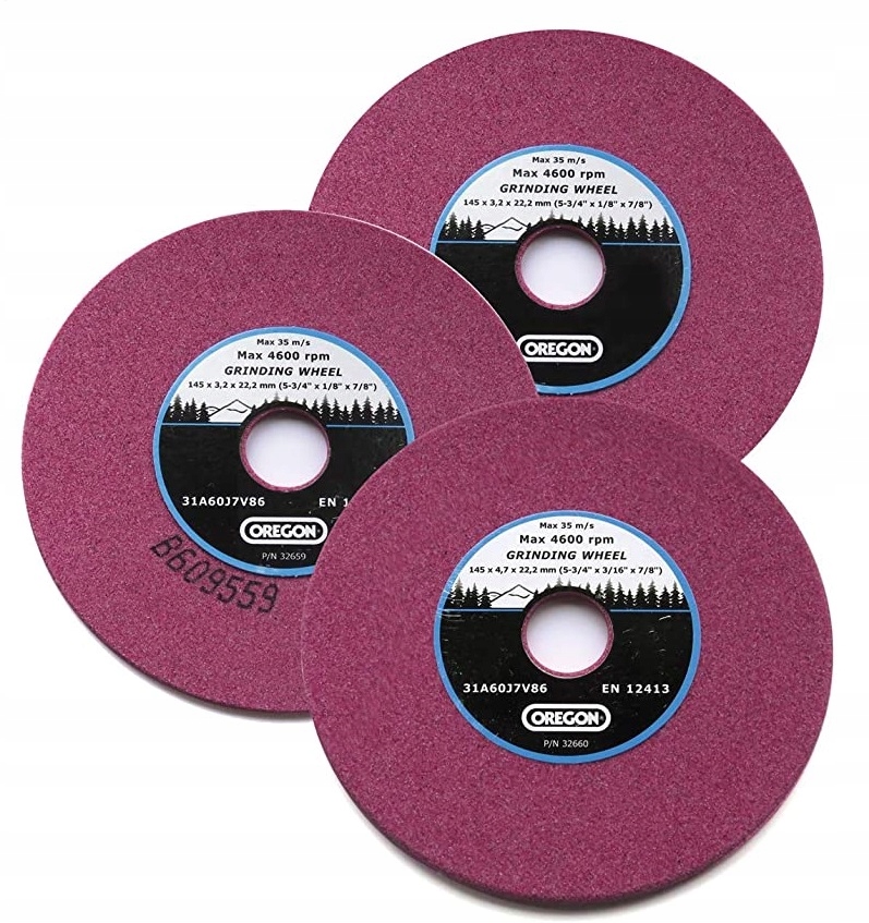 Ostrzałka + 3 Tarcze do Ostrzenia Łańcuchów Pił Łańcuchowych Oregon 410-230 Marka Oregon