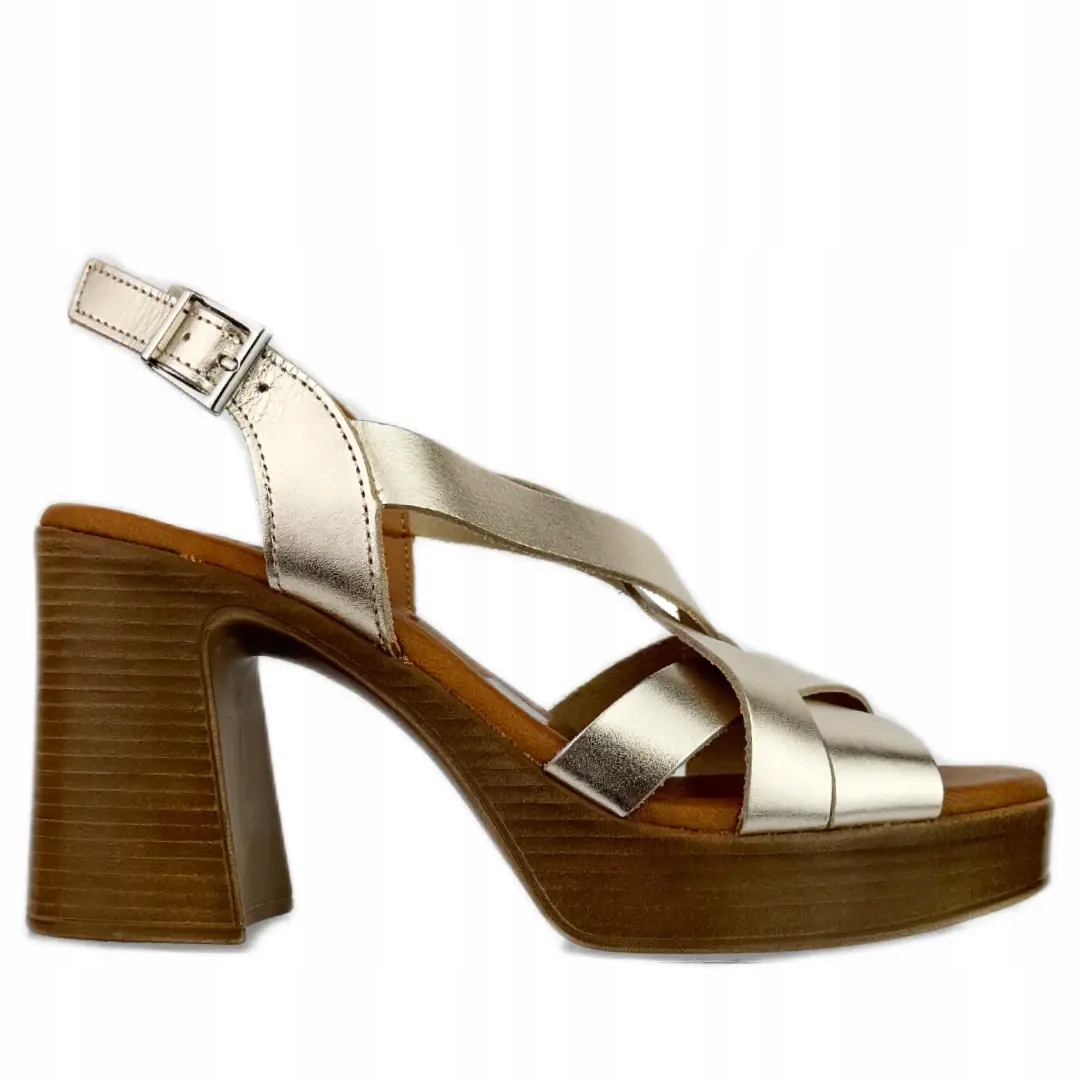 Dámské sandály Oh! My Sandals 5645 champan 37, zlaté