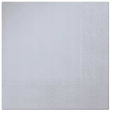 

Serwetki monocolor Srebrne 33x33cm