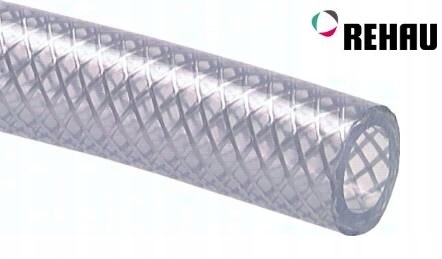 Pvc vyztužený kabel 26 x 19 mm, průhledná role 25 m