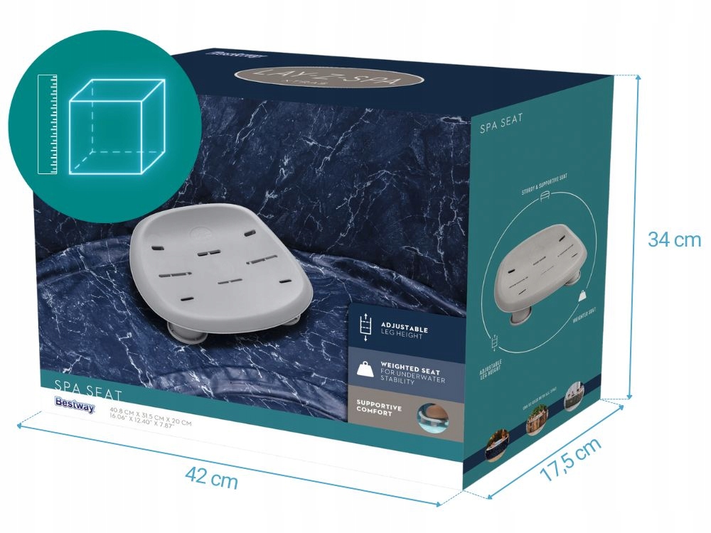 Siedzisko Regulowane do Spa Bestway 60321 NOWY MODEL 2024 Producent Bestway
