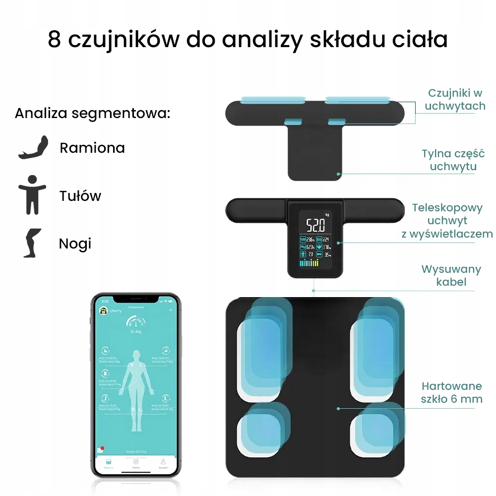 Розумні ваги Innovify Body Composition, Edition 7050, чорний