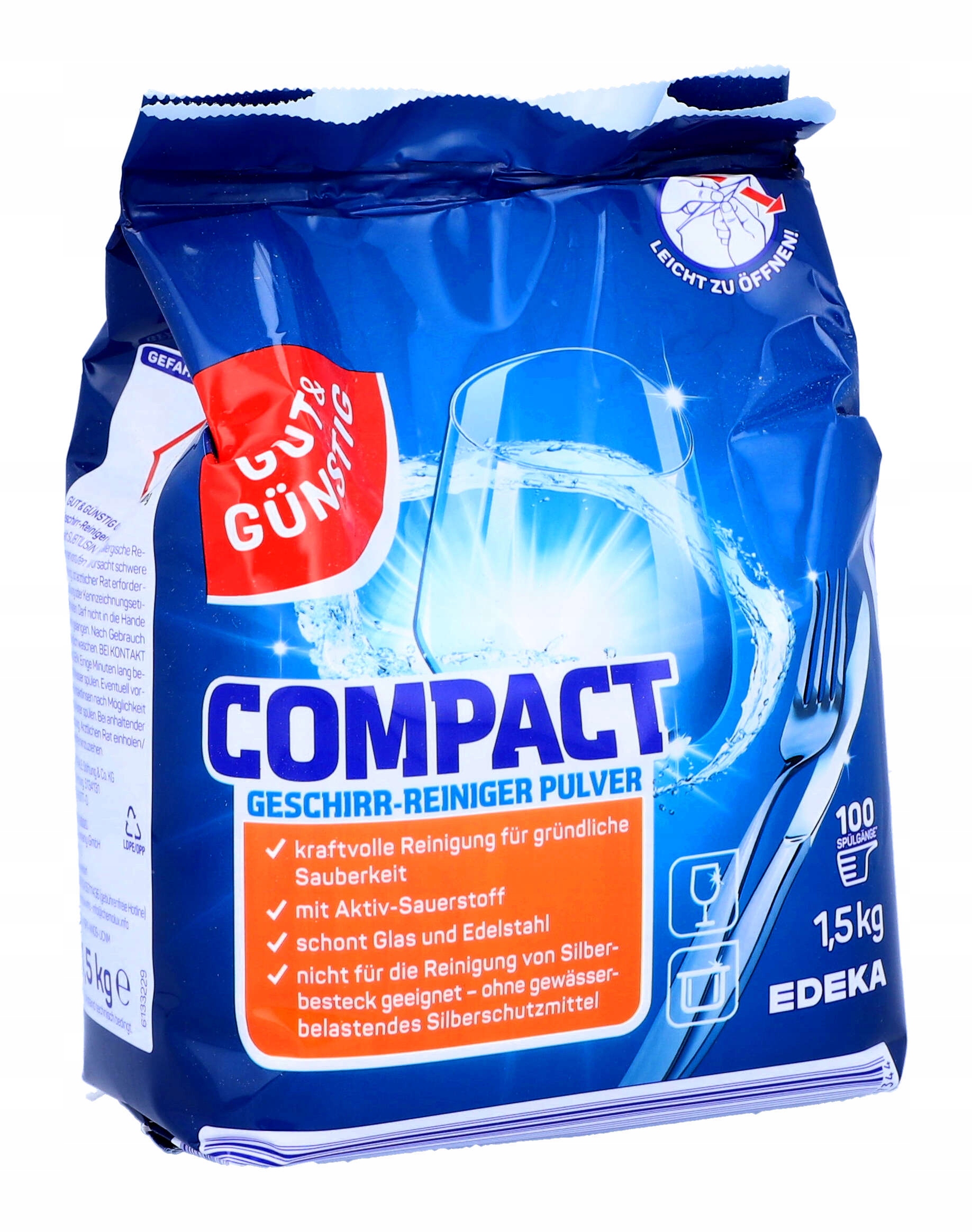 

Proszek do Zmywarki G&g Compact 1,5kg 100 Myć