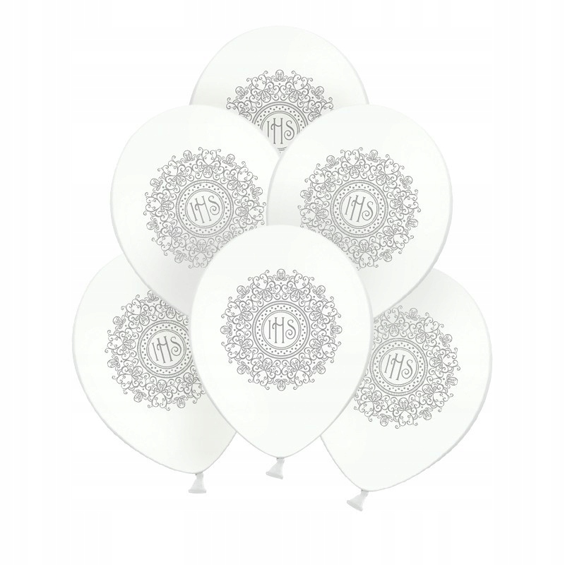 

Balony Komunijne Komunia Komunia Srebrne Ihs 6szt