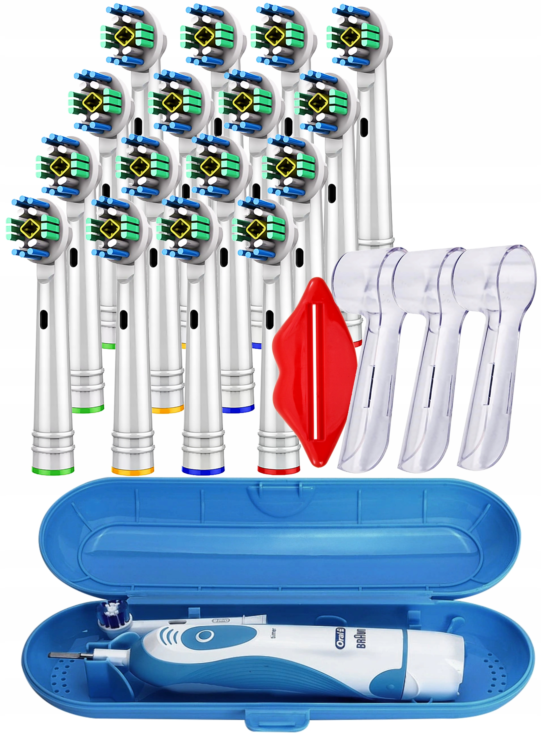 

16szt Końcówki końcówka etui Do Szczoteczki Oral-b