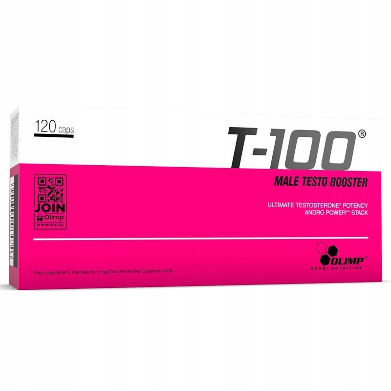 Olimp T-100 Caps 120caps Booster Testosteronu Silný Vigor