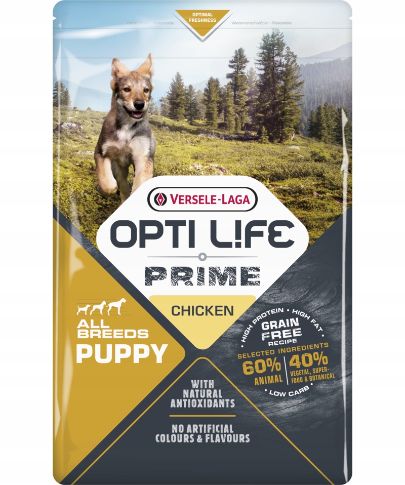 Levně Versele-Laga Opti Life Prime Puppy 2,5 kg Krmivo pro štěňata