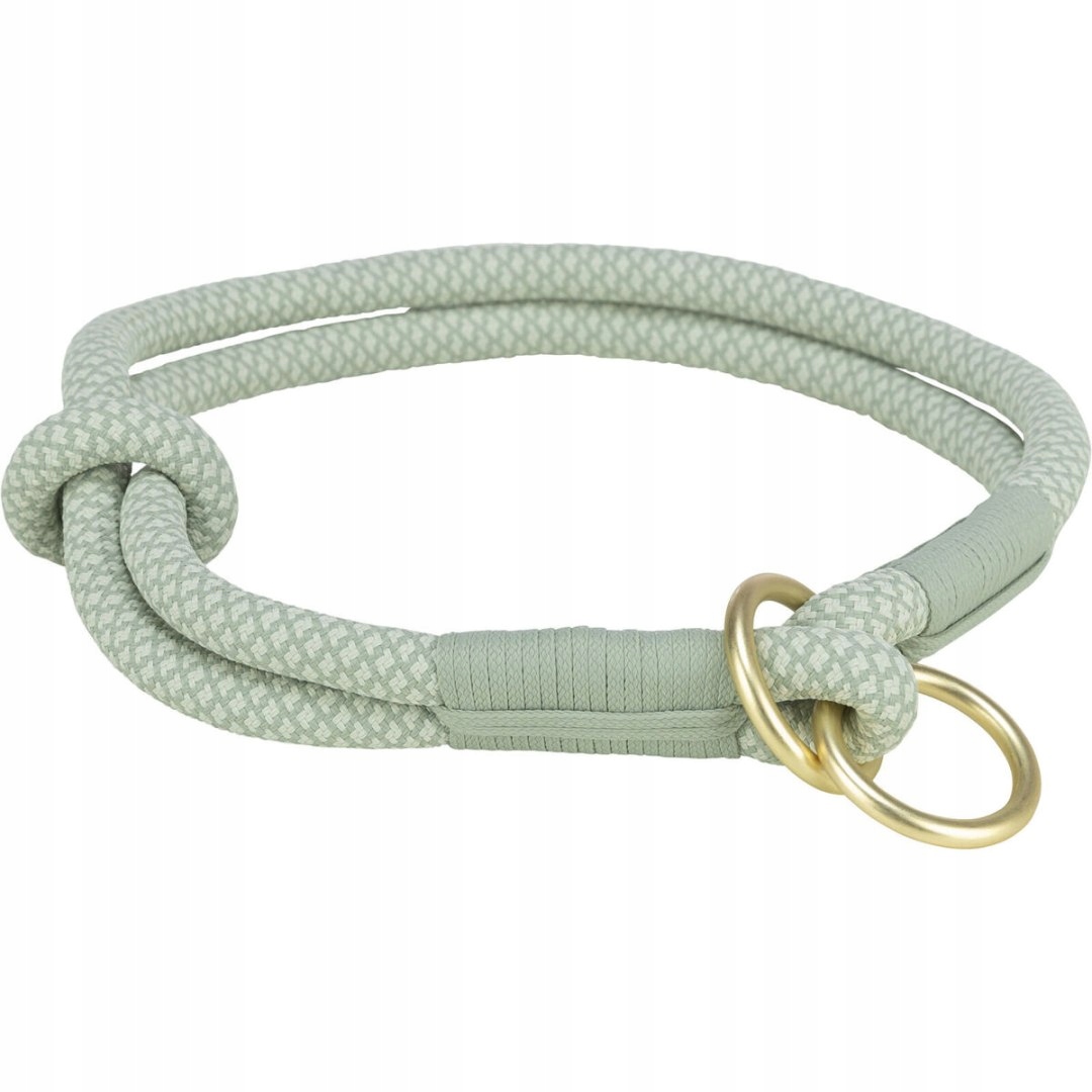 Tréninkové obojky pro psy Trixie Soft Rope Barva Zelená Máta S/m 40 cm