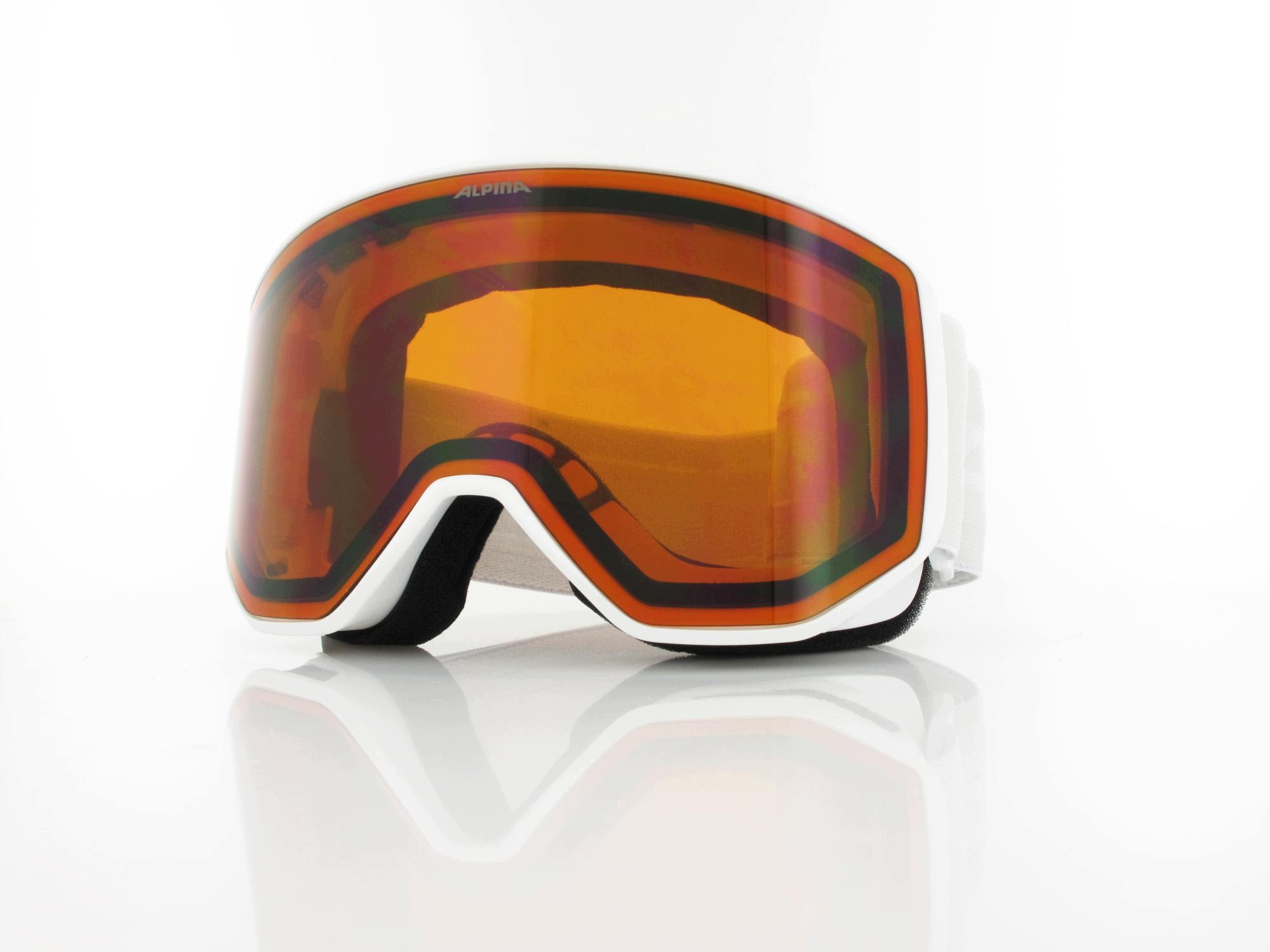 Gogle Narciarskie Alpina Venet M Otg Na Okulary Anti-Fog White