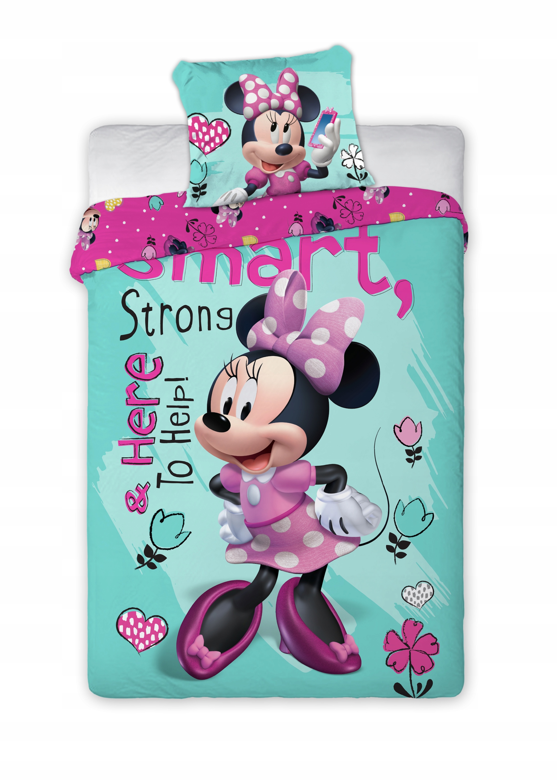 

Pościel Dziecięca 160x200 Disney Myszka Minnie 48
