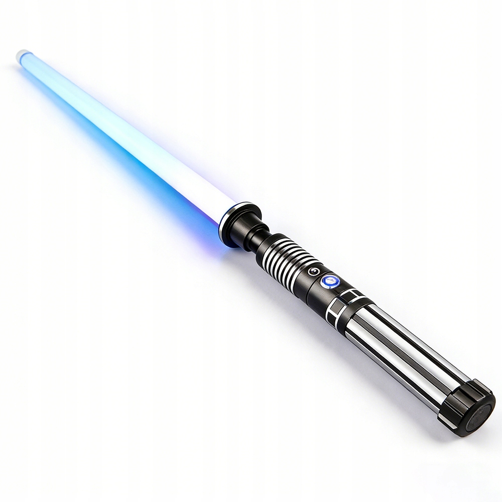 MIECZ ŚWIETLNY ZABAWKOWY STAR WARS | ŚWIECĄCY RGB 16 KOL DŹWIĘK METAL